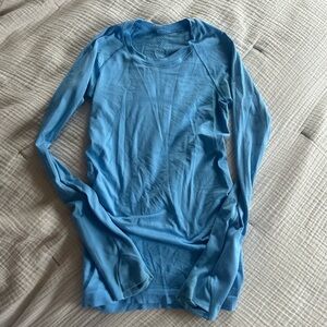 blue Lululemon long sleeve
